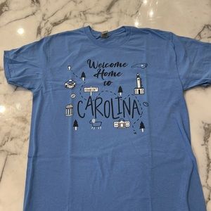UNC Tarheel Welcome tee sz Lg